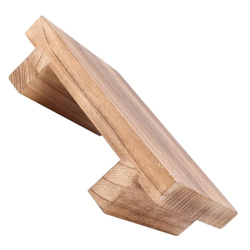 DOITOOL Holz Tritthocker Beistelltisch Multifunktional Stabil Tragbar Für Erwachsene Schlafzimmer Büro Fußstütze Sitzhocker von DOITOOL