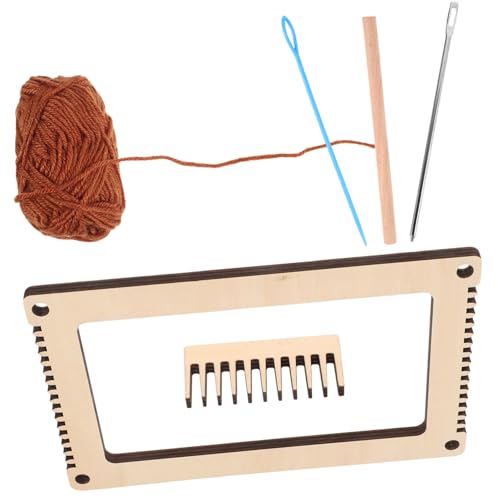 DOITOOL Holz Webstuhl Für Junge Mädchen Mädchen DIY Handstricken Webmaschine Spielzeug Innovatives Lernspielzeug von DOITOOL