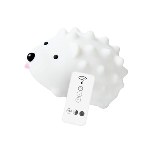 DOITOOL Kreative Tischlampe Für Niedliche Igel-nachtlampe Usb Ladefunktion Touch-control Nachtlicht Mit Sanften Farben Für Schlafzimmer Und Wohnzimmer Beruhigendes Schlaflicht von DOITOOL
