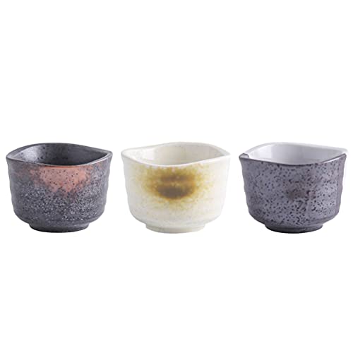 DOITOOL Japanisches Sake-Set aus Keramik, 80 ml, 3 Stück von DOITOOL