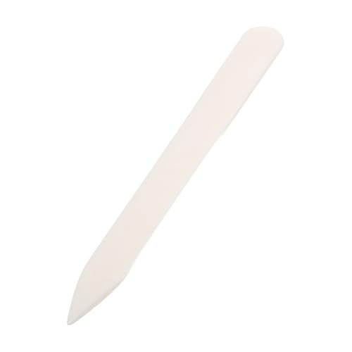 DOITOOL Kantentrimmwerkzeuge Ordner Faltwerkzeug Buchbindewerkzeug Anzeigetafel zum Kartenbasteln Nagellackstift Knochenfalzwerkzeuge Faltendes Papierwerkzeug Rinderknochen Beige von DOITOOL