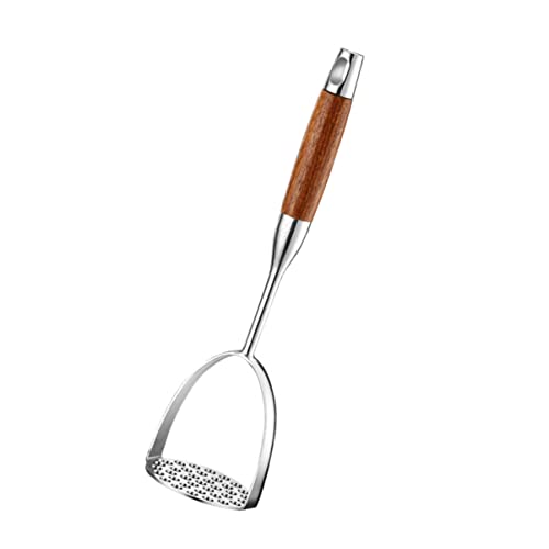 DOITOOL Kartoffelstampfer Mit Holzgriff 1Pc Kartoffelwerkzeuge Bohnenbrecher: Teller Kochgeschirr Restaurant Gadget Hilfe Professionelles mit Utensilienfarbe Eierbrecher aus Babyschlamm von DOITOOL