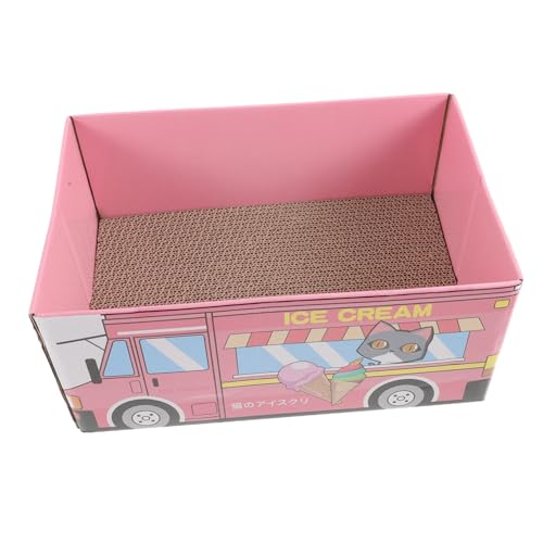 DOITOOL Katzenkratzbaum Papier Cartoon- Karton Katzenspielzeug Kratzbaum Spielzeug Horizontaler Katzenkratzbaum DOITOOL Katzenkratzbaum Papier Cartoon- Karton Katzenspielzeug Kratzbaum Spielzeug Horizontaler Katzenkratzbaum von DOITOOL