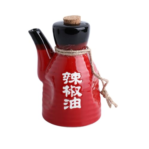 DOITOOL Keramik Sojasauce Flasche Keramik Flasche Essig Behälter Küche Sauce Flasche Spender Retro Ölspender Chili Öl Behälter Olivenholz Salat Dressing Knoblauchsauce DOITOOL Keramik Sojasauce Flasche Keramik Flasche Essig Behälter Küche Sauce Flasche Spender Retro Ölspender Chili Öl Behälter Olivenholz Salat Dressing Knoblauchsauce von DOITOOL
