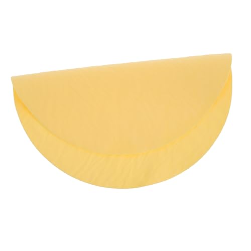 DOITOOL Keramik Wasserabsorptionspad Ton Rund Saugfähiges Tuch Für Keramik Runde Keramik Wurfpad Für Keramik Töpferbesatz Wurfpad PVA Wildlederimitat Gelb von DOITOOL
