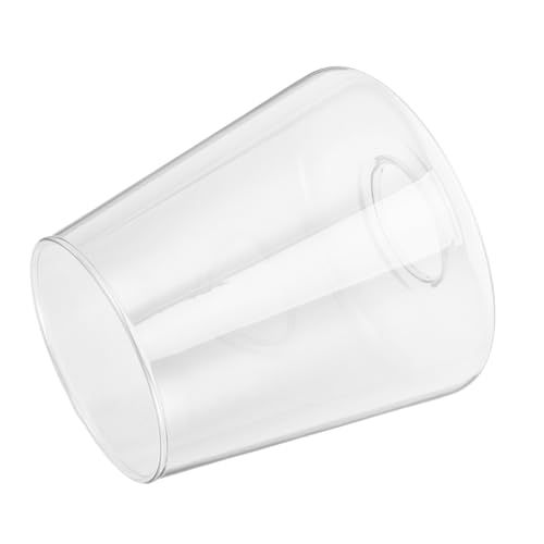 DOITOOL Klares Zylinder Glaslampenschirm Ersatzglas Lampenabdeckung für Pendelleuchte Kronleuchter Wandlampe Tischlampe mit Loch Hitzebeständig und Installieren von DOITOOL