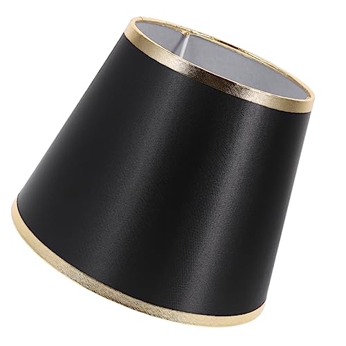 DOITOOL Kleiner Lampenschirm Basis für Tisch und Wandlampen Dekorativer Stoff Lampenschirm Schwarz Gold für Innenräume Vielseitig Einsetzbar Schlafzimmer Wohnzimmer und Büro DOITOOL Kleiner Lampenschirm Basis für Tisch und Wandlampen Dekorativer Stoff Lampenschirm Schwarz Gold für Innenräume Vielseitig Einsetzbar Schlafzimmer Wohnzimmer und Büro von DOITOOL
