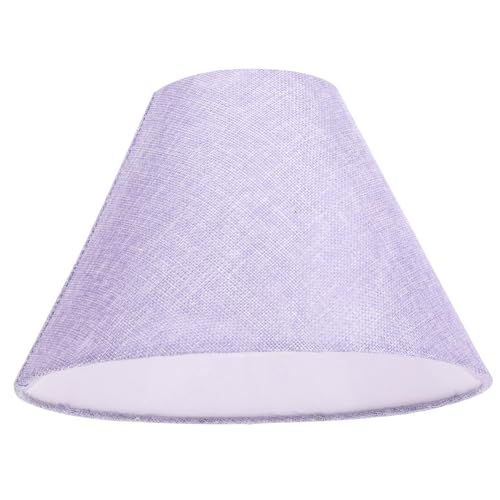 DOITOOL Kleiner Lampenschirm Leinen Dekorativer Lampenschirm für Tischlampen Wandleuchten und Lila und Blau Stilvolles Accessoire für Ihr Zuhause DOITOOL Kleiner Lampenschirm Leinen Dekorativer Lampenschirm für Tischlampen Wandleuchten und Lila und Blau Stilvolles Accessoire für Ihr Zuhause von DOITOOL