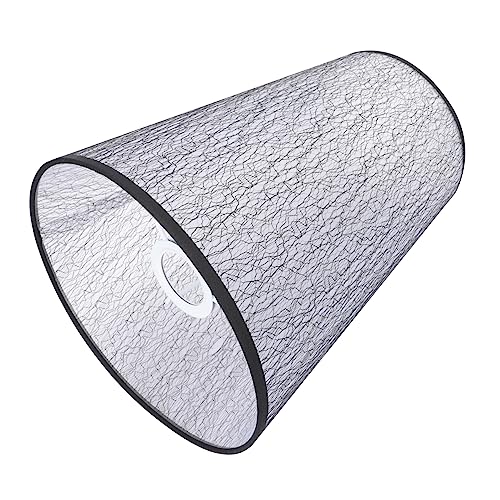 DOITOOL Kleiner Lampenschirm für Tischlampen Vintage Lampenschirm Leinenstoff für Schlafzimmer und Wohnzimmer oben Unten Design Stabil und Vielseitig Einsetzbar von DOITOOL