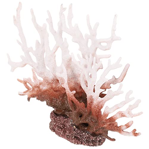 DOITOOL Korallenornamente für Aquarien Künstliche Wasserpflanze zerkleinerte Korallen für Aquarien gefälschte Pflanze kunstpflanze Aquarium Korallendekor Korallenriffdekor für Aquarium von DOITOOL