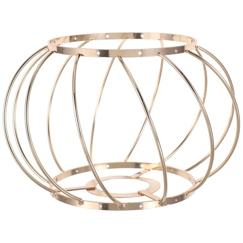 DOITOOL Kronleuchterrahmen: Lampenschirmrahmen aus Draht – DIY-Lampenschirmhalterung für Tischlampe – Lampenschirmhalterung aus Eisendraht mit 4,2 cm Ring DOITOOL Kronleuchterrahmen: Lampenschirmrahmen aus Draht – DIY-Lampenschirmhalterung für Tischlampe – Lampenschirmhalterung aus Eisendraht mit 4,2 cm Ring von DOITOOL