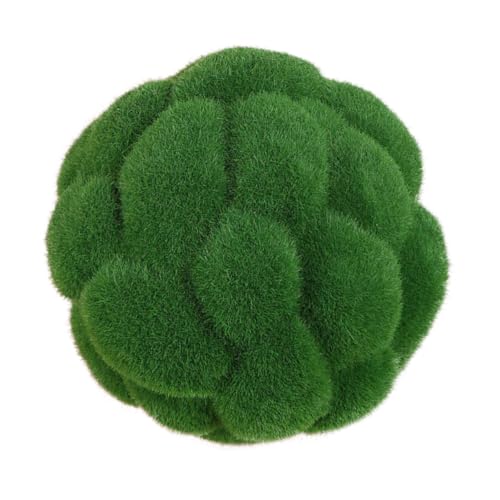 DOITOOL Künstliche Mooskugel Grün Mikrolandschaft Dekoration DIY Garten Ornament Handgefertigt Realistische Pflanzensimulation für Bonsai Foto Requisiten Terrarien von DOITOOL