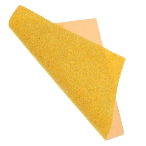 DOITOOL Kunstrasen Grasfleck Hundegrasunterlage Faux Grass Decor Grasteppich Drinnen Garten Gras Gefälschte Grasquadrate Künstliche Grasmatte Rasenmatte Modellgras Plastik Golden von DOITOOL