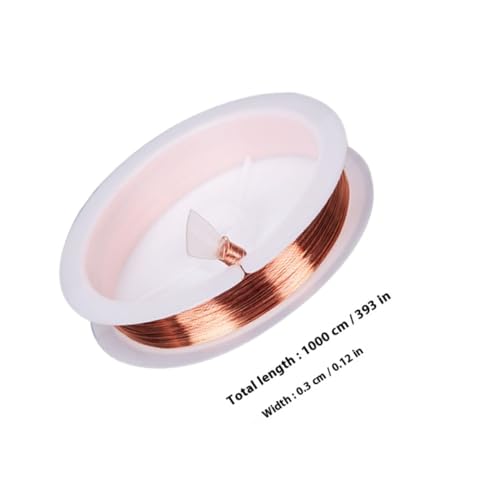 DOITOOL Kupferdraht Flexibel Zuschneidbar Basteldraht für DIY Schmuckherstellung Reed basteln und Blumenhalter Langlebiger Schmuckdraht Zubehör für Handwerk und Bonsai Styling DOITOOL Kupferdraht Flexibel Zuschneidbar Basteldraht für DIY Schmuckherstellung Reed basteln und Blumenhalter Langlebiger Schmuckdraht Zubehör für Handwerk und Bonsai Styling von DOITOOL