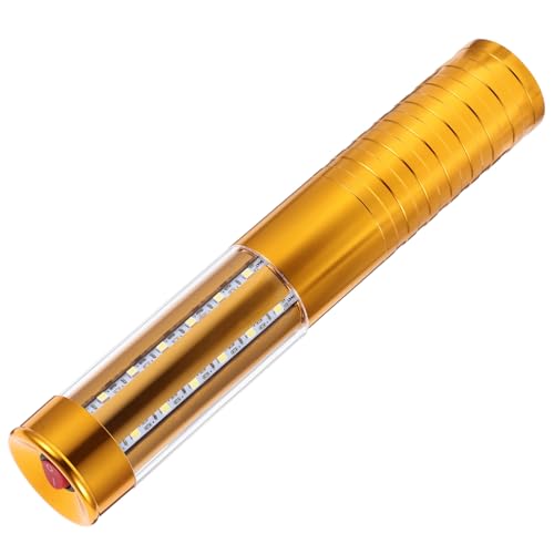 DOITOOL LED Leuchtstab Metallisch Goldfarben mit Weißem Blitzlicht Wiederaufladbarer Leuchtstab für Musikfestival Nachtclub Ktv und Outdoor Events Leichtes Tragbares Bar Zubehör von DOITOOL