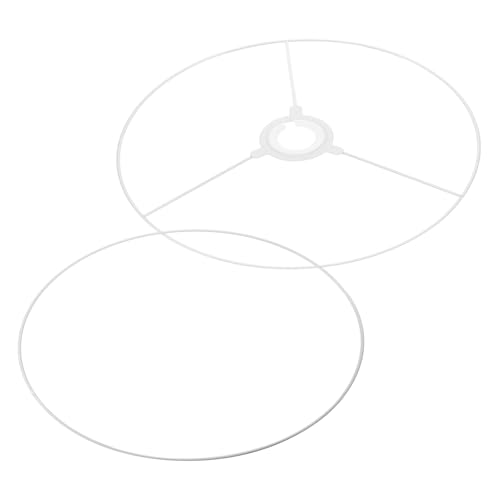 DOITOOL Lampenring Metall Langlebig Stabiles Lampenschirm Gestell DIY Lampenschirmhalter Vielseitig für Stehlampe Pendelleuchte Kronleuchter Geeignet von DOITOOL