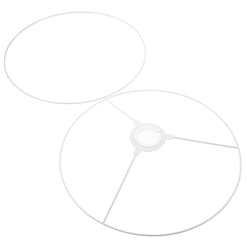 DOITOOL Lampenschirm Ring Metallrahmen Lampenschirmhalter DIY Lampenschirm Gestell Vielseitig für Tischlampe und Stehlampe Robust Langlebig von DOITOOL