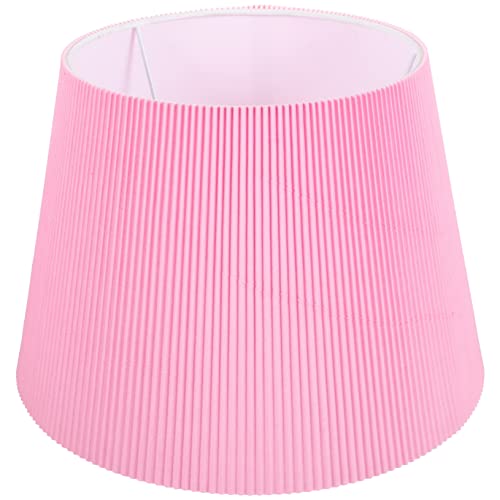 DOITOOL Lampenschirm Stoff für Tisch und Stehlampe Eleganter Lampenschirm für Schreibtischlampe Dekorative Weiche Geeignet für Verschiedene Einrichtungsstile Rosa Farbe von DOITOOL