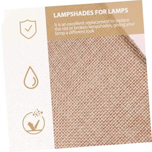 DOITOOL Lampenschirm aus Leinenstoff Runder Sandfarbener Lampenschirm Rustikaler Stoffschirm für Nachttisch Stehleuchten Installieren Langlebig Vielseitig für Wohnzimmer und Büro DOITOOL Lampenschirm aus Leinenstoff Runder Sandfarbener Lampenschirm Rustikaler Stoffschirm für Nachttisch Stehleuchten Installieren Langlebig Vielseitig für Wohnzimmer und Büro von DOITOOL