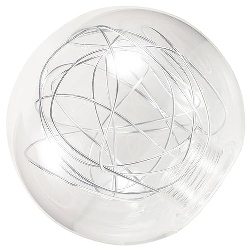 DOITOOL Glühbirnenabdeckung Dekorativer Lampenschirm Transparent Kugeldesign Ersatz für Pendelleuchten von DOITOOL