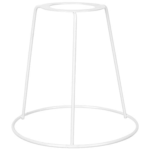 DOITOOL Lampenschirmrahmen Fassung DIY Eisendrahtschirm für Kreative Lampenprojekte Käfigschutz Kompatibel mit Tisch und Wandleuchten von DOITOOL
