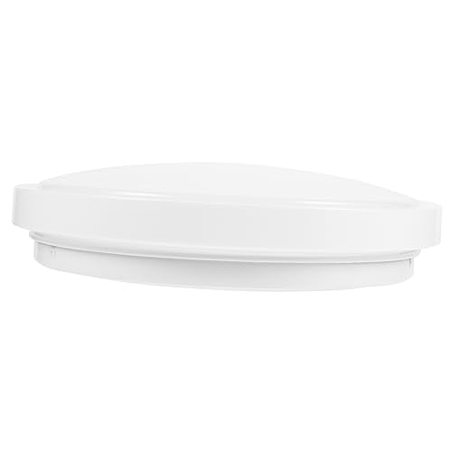 DOITOOL Magnetische Lichtabdeckung Für Deckenleuchten Moderner Deckenlampenschirm Sanfte Beleuchtung Einfach Zu Installieren Weiß Rund von DOITOOL
