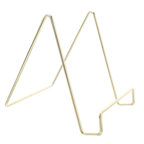 DOITOOL Metall Bücherregal Tischständer Elektroplated Buchhalter Tablet Halter Desktop Organizer für Home Office Goldener Tragbarer Buchständer DOITOOL Metall Bücherregal Tischständer Elektroplated Buchhalter Tablet Halter Desktop Organizer für Home Office Goldener Tragbarer Buchständer von DOITOOL