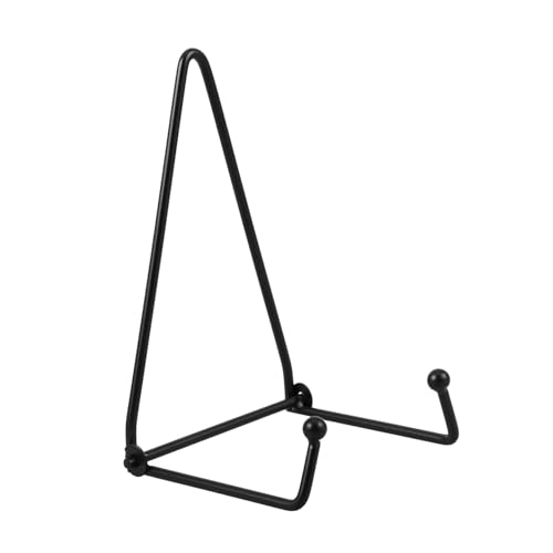 DOITOOL Metall Wandhalterung für Keramik Teller Display Ständer Klein Vielseitiger Organizer für Kunst Bücher Tabletts Robust und Formstabil Stilvolles Vintage Design für Zuhause und Büro von DOITOOL
