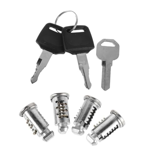 DOITOOL Metall schrankzylinderschloss mit Zylindern und Schlüsseln Langlebiger Zinklegierungs kern Sichere Möbelschloss ersetzung für Kleiderschränke Aufbewahrungseinheiten Einfache von DOITOOL