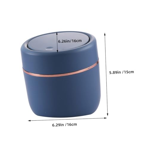 DOITOOL Miniatur Desktop Abfalleimer mit Deckel Pressöffnung Platzsparend Leichter Kunststoff Multifunktionaler Aufbewahrungsbehälter für Büro und Zuhause Praktisch für Schreibtisch und von DOITOOL