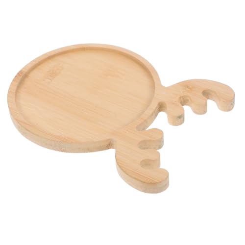 DOITOOL Mosaik Untersetzer DIY Blanko Tablett in Hirschform Robustes Craft Tray für Getränke Kleine Pflanzen Kreative Bastelbasis für Glas Handarbeitskunst von DOITOOL