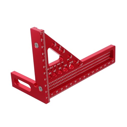 DOITOOL Multifunktionaler Aluminiumlegierungs-zimmermannswinkel Hochpräzises Für Schreiner Ingenieure Möbelbau Modellbau Robust Vielseitig DOITOOL Multifunktionaler Aluminiumlegierungs-zimmermannswinkel Hochpräzises Für Schreiner Ingenieure Möbelbau Modellbau Robust Vielseitig von DOITOOL