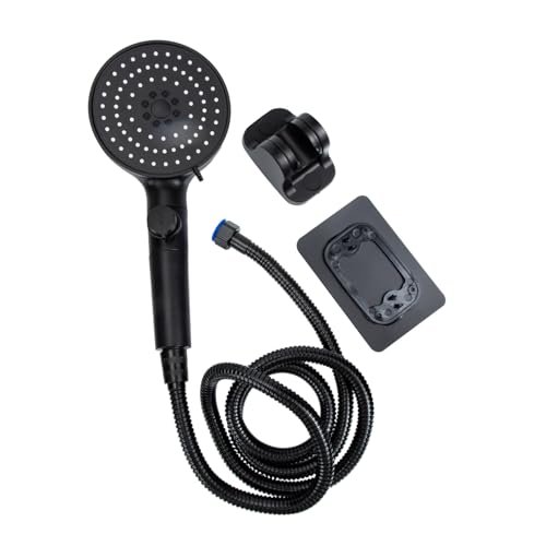 DOITOOL Multifunktionaler Handbrause Duschkopf mit Strahlarten Druckverstärkend samt Schlauch und Wandmontierbarem Halter Wassersparend Einfache Installation für Badezimmer und Zuhause von DOITOOL