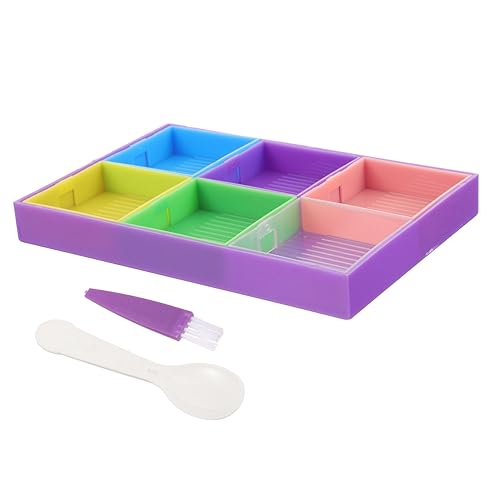 DOITOOL Multifunktionales Diamant Tablett Bead Tray Aufbewahrung DIY Diamond Picture Organizer mit Mehrfachfächern für Bastelarbeiten und Diamantmalerei Zubehör von DOITOOL
