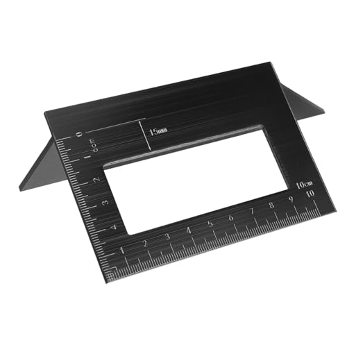 DOITOOL Multifunktionales Winkelmaß Aluminiumlegierung Form Lineal Winkelmesser Schreiner Werkzeug Holzverarbeitung Messgerät DOITOOL Multifunktionales Winkelmaß Aluminiumlegierung Form Lineal Winkelmesser Schreiner Werkzeug Holzverarbeitung Messgerät von DOITOOL