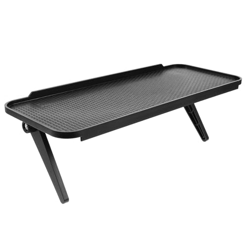 DOITOOL Multifunktions Bildschirm Regal Klappbar Verstellbar für Tv und Computer Monitor Kunststoff Aufbewahrungsablage Praktisches Organizer Regal ohne Bohren für Kabelbox und Zubehör von DOITOOL