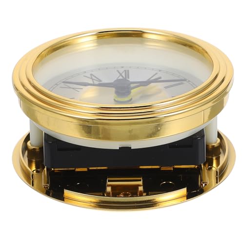 DOITOOL Batterie-Uhr-ersatz Rundes Quarzwerk Vintage-Einsatz Für Runde Uhren Elegant Für Das Schlafzimmer von DOITOOL