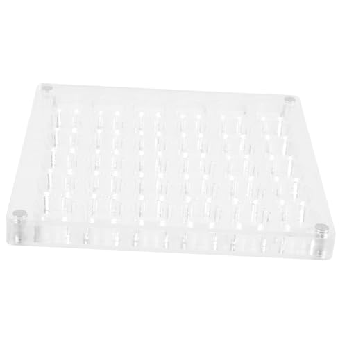 DOITOOL Nagelkunst-aufbewahrungsbox Klare Mülleimer Aufbewahrungsbehälter Transparent Nagel-Charm-Boxen Abteil Lagerung Organisation Daten Aufbewahrungsboxen Aufbewahrungskorb Perlen Acryl von DOITOOL