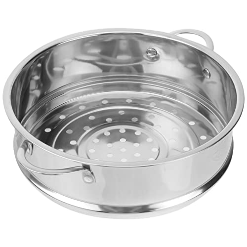 DOITOOL Dampfgarer Mit Zwei Praktischer Dampfkorb Für Dumplings Und Energieeffiziente Dampftechnologie Für Küche Und Restaurant Silber von DOITOOL