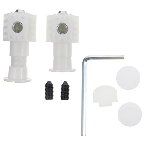 DOITOOL Nylon-Unterlegscheiben 1 Set Toilettenschrauben Badezimmerzubehör Verbindungsstück Wandbehang Eisen Stecker-Kit von DOITOOL