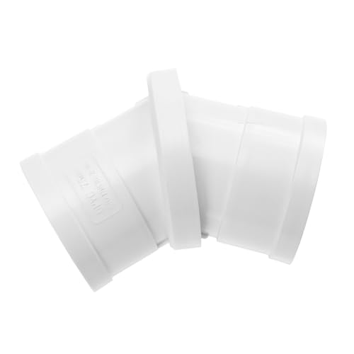 DOITOOL PVC Drehbarer Winkelverbinder Verstellbarer Rohr Anschluss für Wasserleitungen Langlebiger Druckbeständiger PVC Rohr Fitting zur Flexiblen Installation im Bewässerungs von DOITOOL