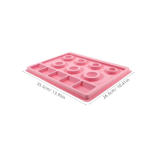 DOITOOL Perlenbrett Kunststoff mit Beflockter Oberfläche Robustes Schmuck Designbrett für Perlen Wiederverwendbares Beading Board Kompakt und Tragbar für DIY Armbänder und Halsketten von DOITOOL