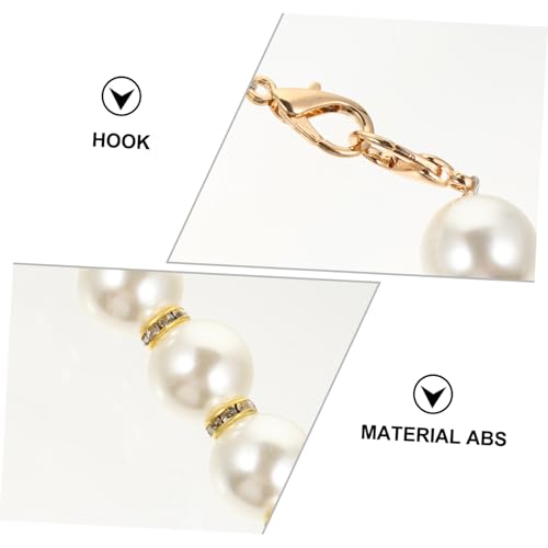 DOITOOL Perlenkette Handtaschenriemen Abnehmbar Langlebig mit Goldenen Metallverschluss DIY Umhängetasche Ersatzgurt Schultertasche Vielseitig Kompatibel DOITOOL Perlenkette Handtaschenriemen Abnehmbar Langlebig mit Goldenen Metallverschluss DIY Umhängetasche Ersatzgurt Schultertasche Vielseitig Kompatibel von DOITOOL