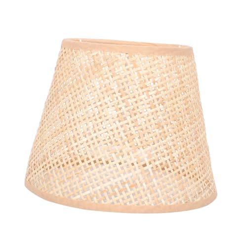 DOITOOL Rattan Lampenschirm aus Robustem und Eleganter Handgewebter Lampenschirm für Tischlampe Weiches Licht Dekorativer Lampenüberzug Eckig für Wohnzimmer und Schlafzimmer DOITOOL Rattan Lampenschirm aus Robustem und Eleganter Handgewebter Lampenschirm für Tischlampe Weiches Licht Dekorativer Lampenüberzug Eckig für Wohnzimmer und Schlafzimmer von DOITOOL
