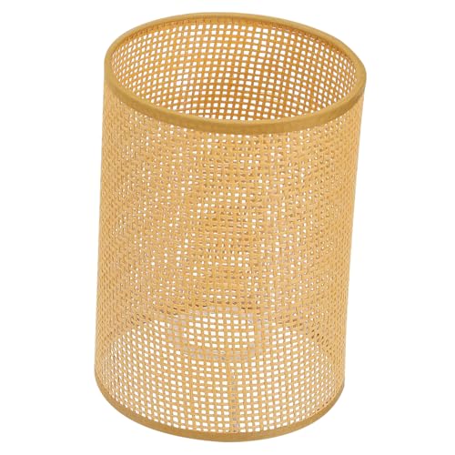DOITOOL Rattan Lampenschirm für Tischlampe und Stehlampe Handgefertigt Robustem Rattan für Wohnzimmer und Schlafzimmer Warme von DOITOOL