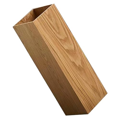DOITOOL Regenschirmeimer Aus Holz Regenschirmhalter Für Den Außenbereich Regenschirmständer Für Den Innenbereich Stockständer Gehstockhalter Faltbarer Regenschirmbehälter von DOITOOL