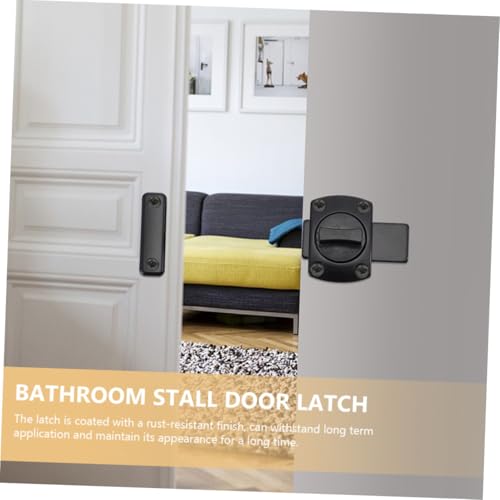 DOITOOL Robuster Türriegel aus Zinklegierung Drehbarer Bolzenriegel für Türen Tore Schränke Einfache Einhandbedienung Langlebiger Türverschluss für Zuhause Büro und Gewerbliche Nutzung von DOITOOL