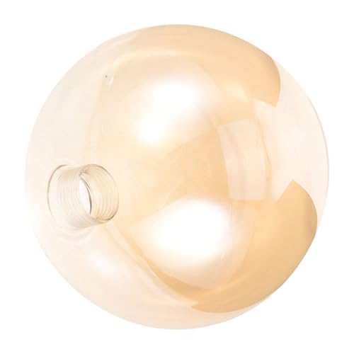 DOITOOL Runder Glas Lampenschirm in Bernsteinfarben Dekorative Kugel Lampenabdeckung mit Fassung Leichter Ersatzschirm für Wohnzimmer Schlafzimmer und Bar Einfache Montage Elegantes DOITOOL Runder Glas Lampenschirm in Bernsteinfarben Dekorative Kugel Lampenabdeckung mit Fassung Leichter Ersatzschirm für Wohnzimmer Schlafzimmer und Bar Einfache Montage Elegantes von DOITOOL