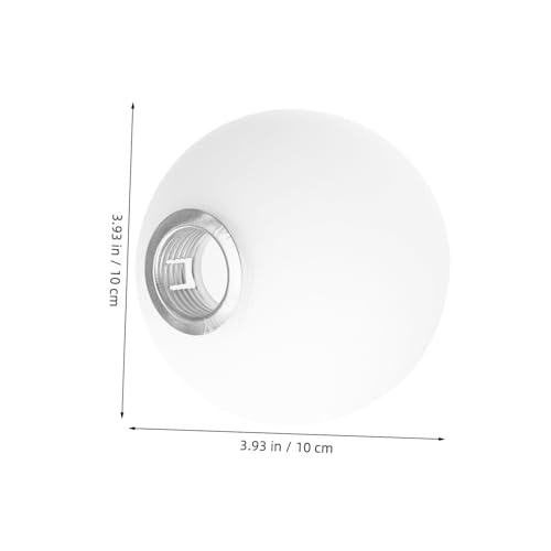 DOITOOL Rundglas Lampenschirm Ersatzglas Lampenschirm für Deckenleuchte Tischlampe Wohnzimmer Schlafzimmer Beleuchtung von DOITOOL