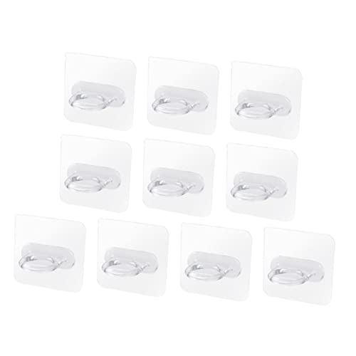 DOITOOL S Haken 10st Ringhaken Abstellhaken Selbstklebender Flaschenhalter Selbstklebende Flasche Selbstklebende Halter Duschablage Flaschenhalter Fürs Badezimmer Dusche Pp Haushalt Gel von DOITOOL